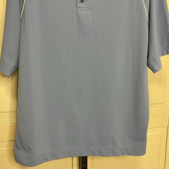 FootJoy FJ Men’s Blue Short Sleeve Golf Polo Shirt Polyester Size Large - Picture 3 of 11